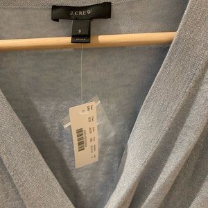 J crew blue wrap style top